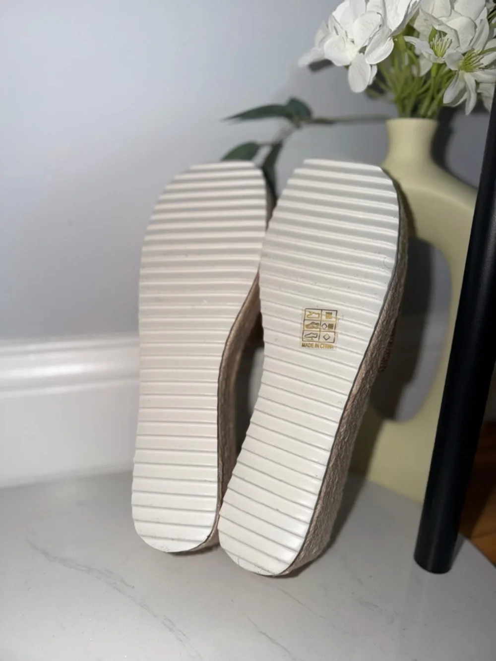 Bronze Woven Platform Sandals | Coastal Vacation | Beach Boho | Size 11 - Picture 8 of 10